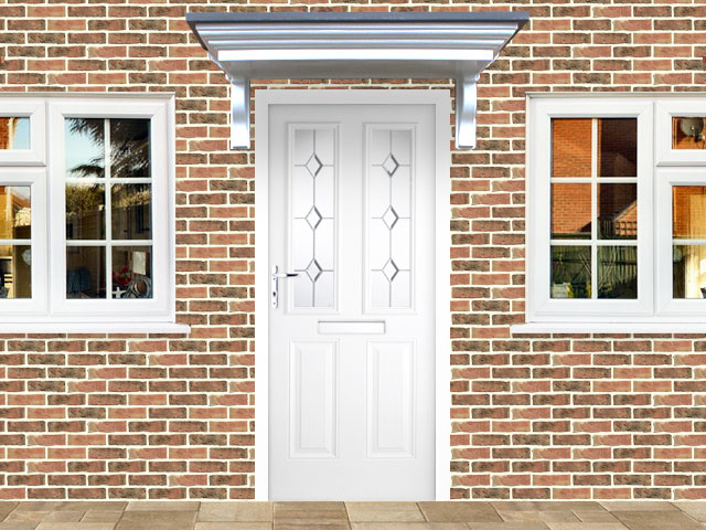 Victorian Right Hand White Composite Front Door | Flying Doors Victorian Right Hand White Composite Front Door | Flying Doors