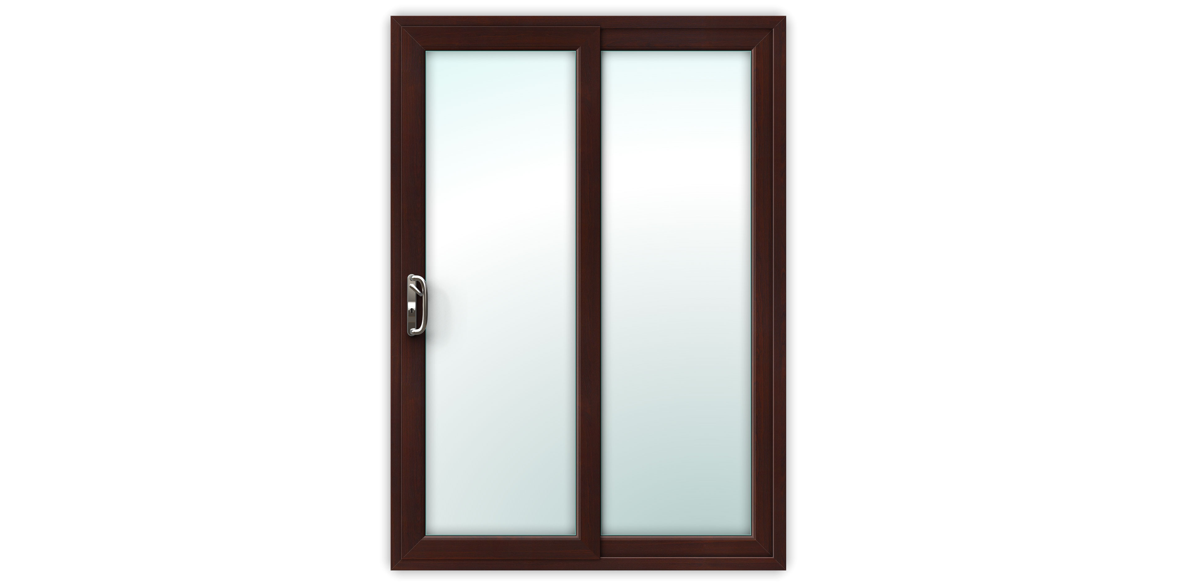 5ft Rosewood uPVC Sliding Patio Doors Flying Doors