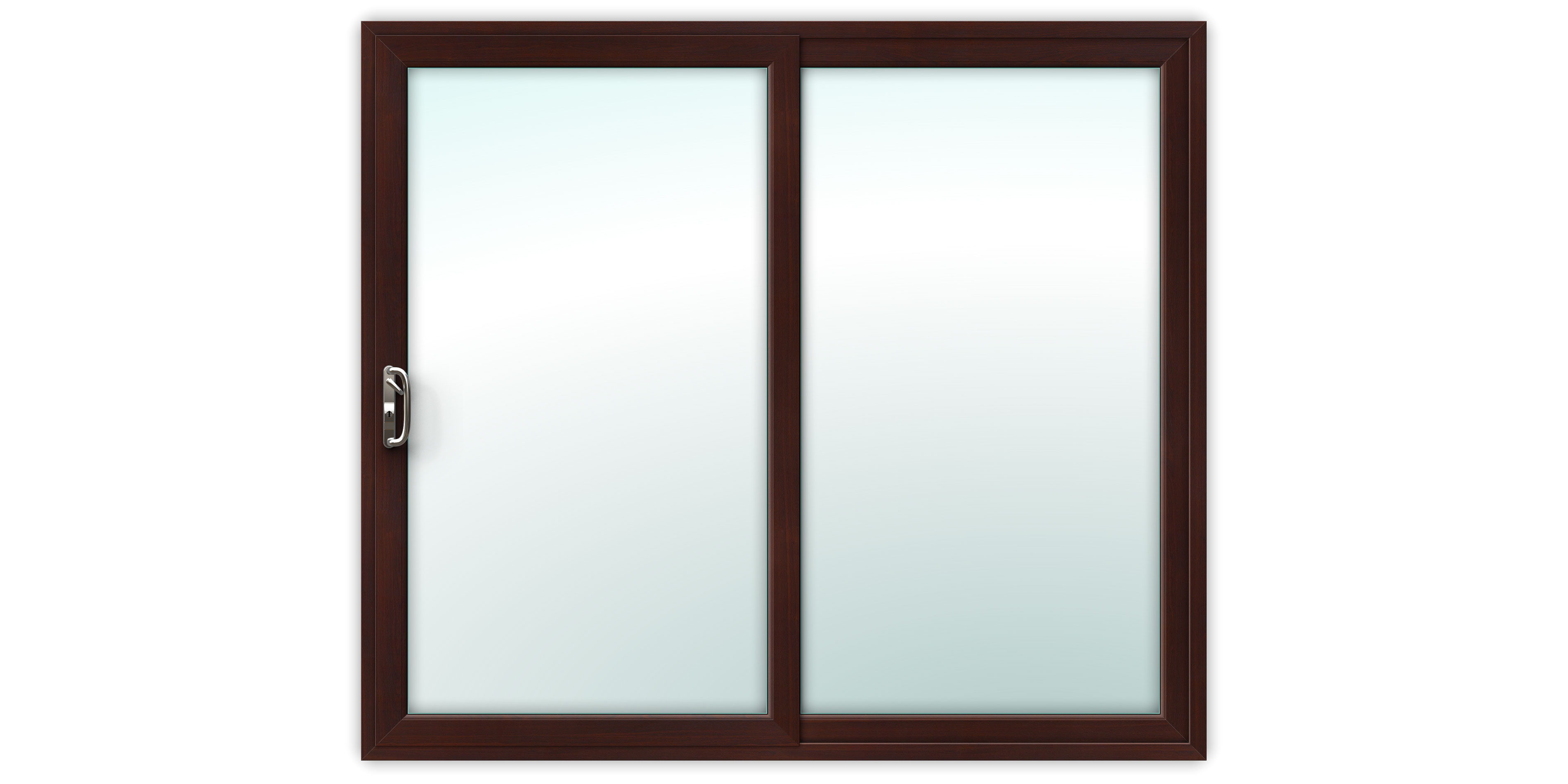 8ft Rosewood uPVC Sliding Patio Doors Flying Doors