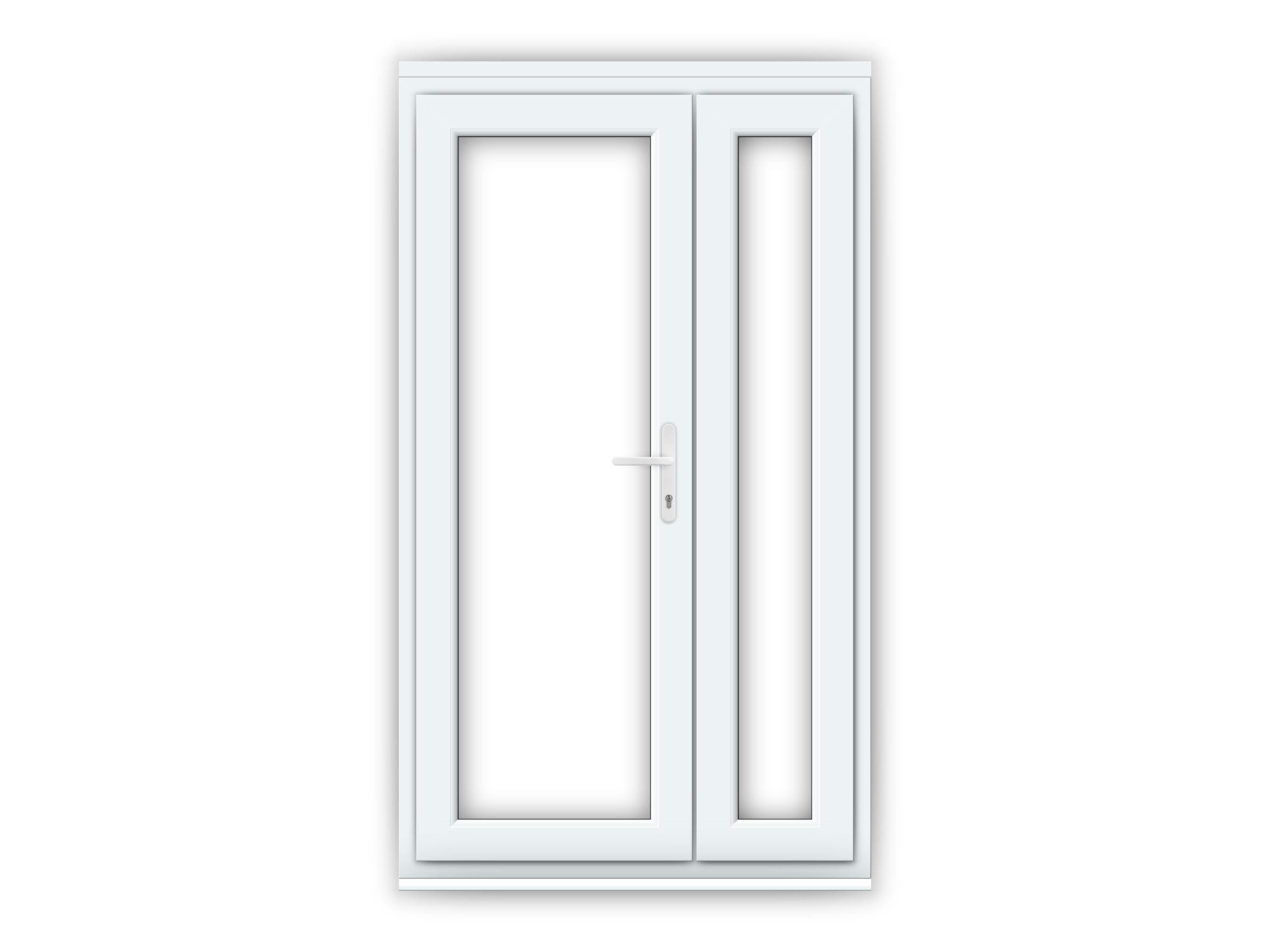 Lh Offset Upvc French Doors Flying Lh Upvc Offset French Doors