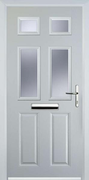 2 Panel 4 Square Composite Front Doors