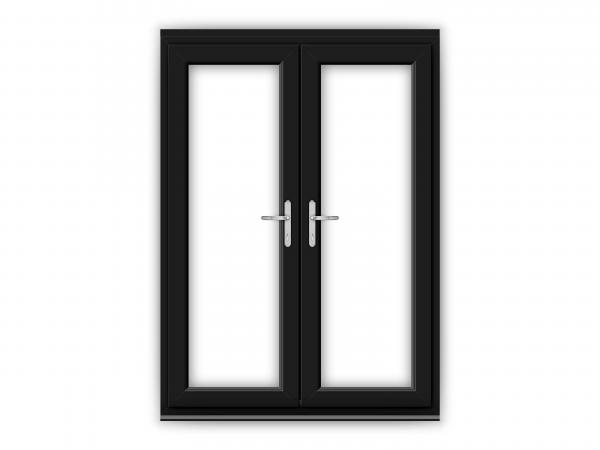 Black uPVC French Doors