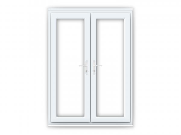 White uPVC French Doors