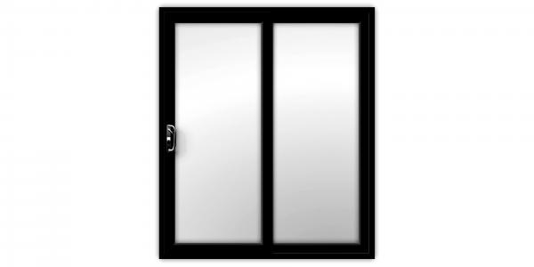 Black uPVC Sliding Patio Doors