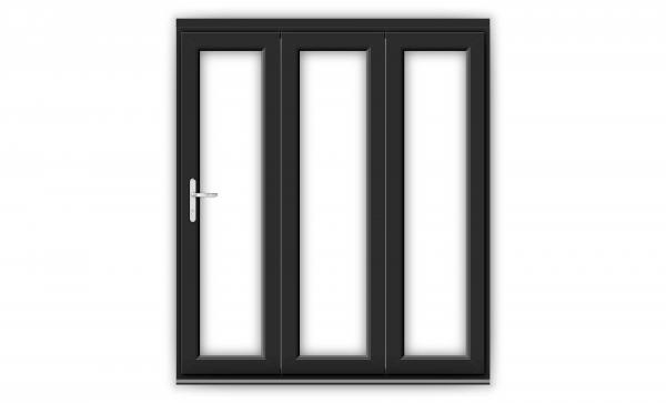 6ft Black uPVC Bifold Doors