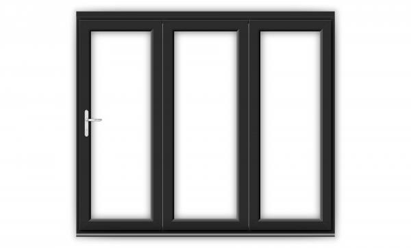 Black uPVC Bifold Doors