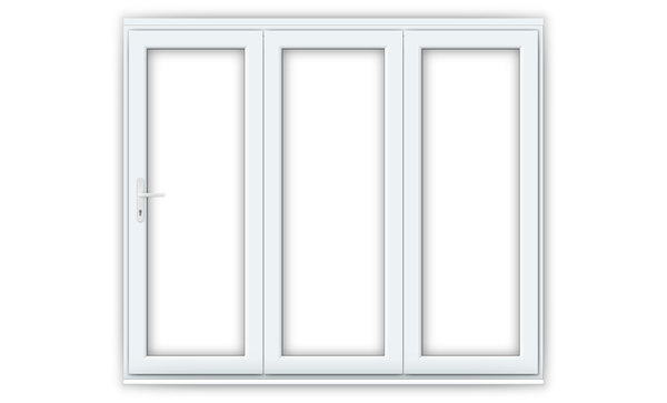 8ft White uPVC Bifold Doors