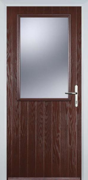 Dark Wood Cottage Half Composite Front Door Dark Wood Cottage Half Composite Front Door
