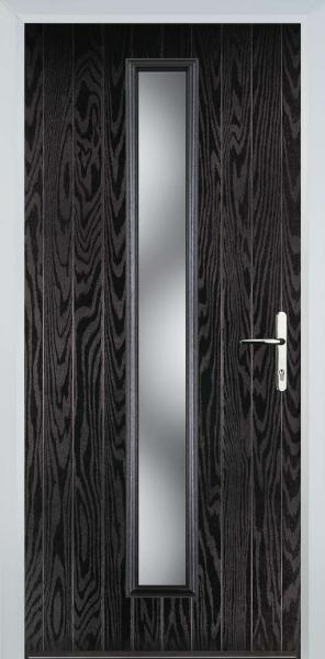 Black Brown Cottage Long Composite Front Door Black Brown Cottage Long Composite Front Door