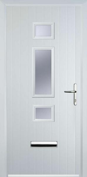 Middle 3 Square Composite Front Doors