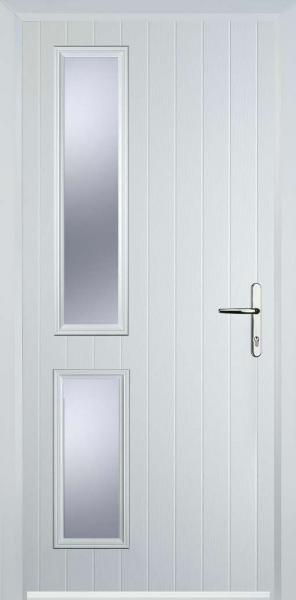 Twin Side Left Composite Front Doors