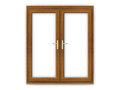 6ft Golden Oak uPVC French Doors